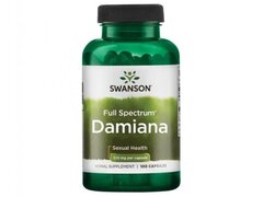 Full Spectrum Damiana 510 mg 100 Capsule Swanson